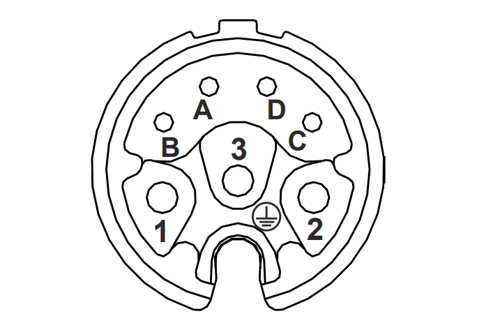 INTERCONTEC M12 Puissance insert